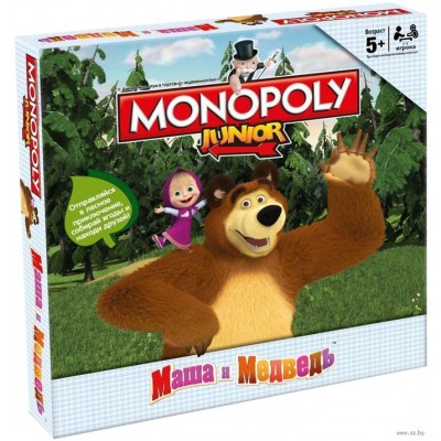 Настольная игра Монополия Маша и Медведь