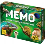 Настольная игра Мемо Удивительные животные Настольная игра Мемо Удивительные животные