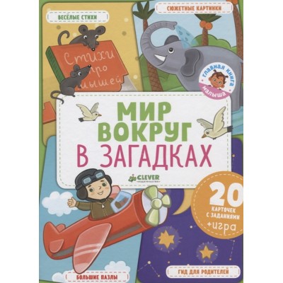 Мир вокруг в загадках. 20 карточек с заданиями