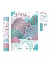 Скретч постер "#100 ДЕЛ TrueGirl Edition" (рос) (тубус)