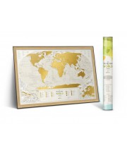 Скретч карта світу "Travel Map Geography World" (англ) (тубус)